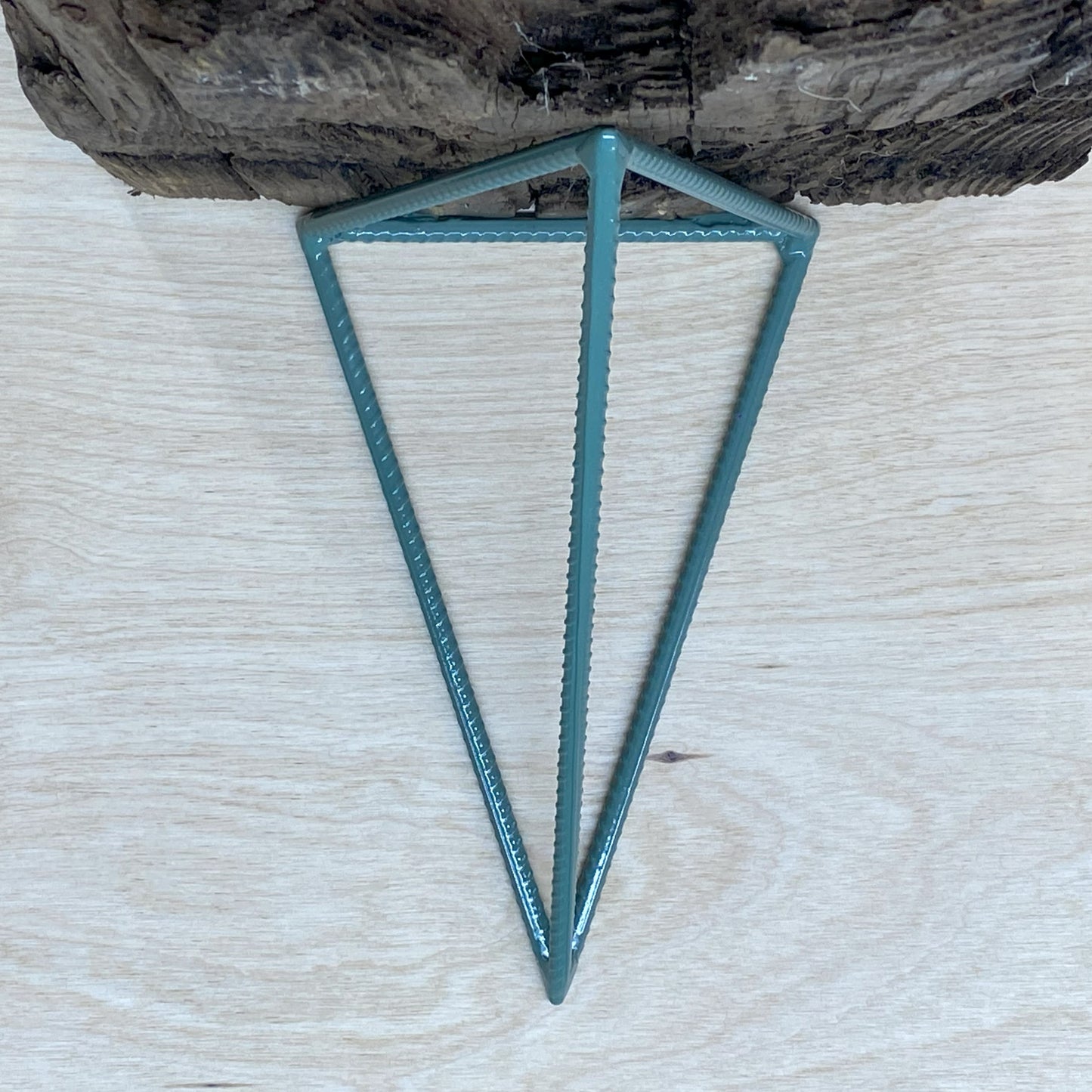 Rebar Shelf Bracket - Tetrahedron - Sage Green