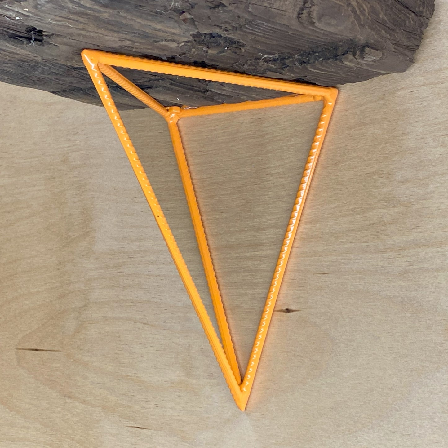 Rebar Shelf Bracket - Tetrahedron - Orange