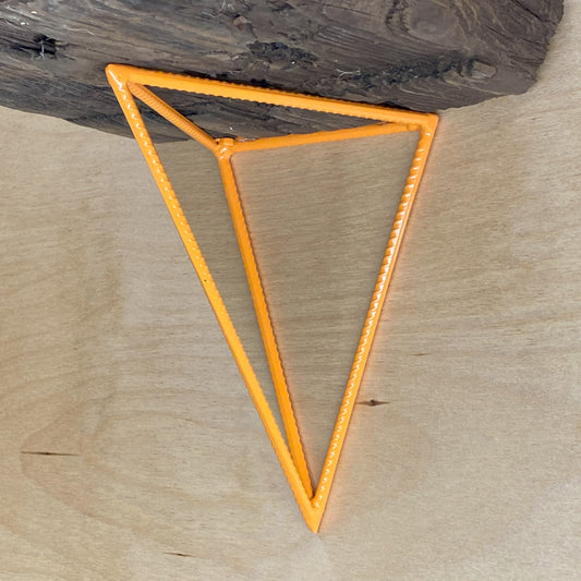 Rebar Shelf Bracket - Tetrahedron - Orange