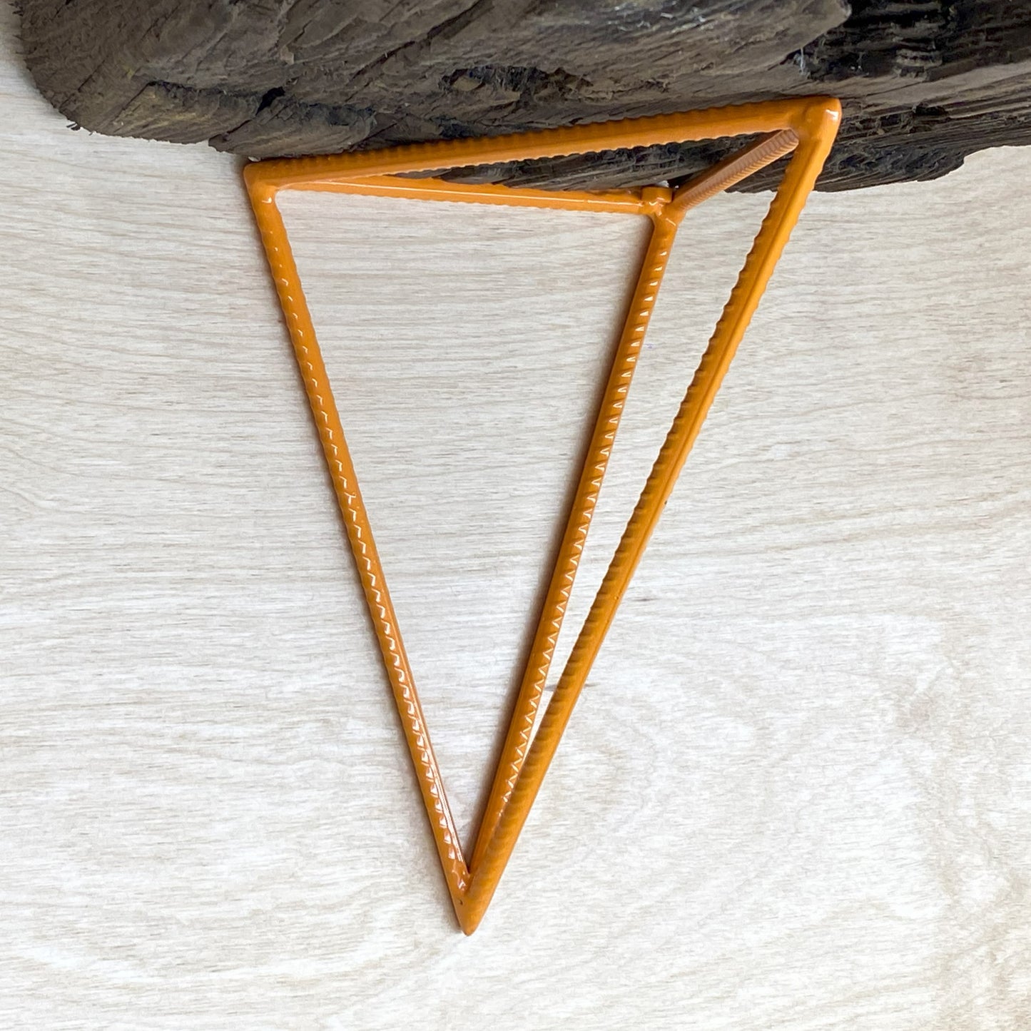 Rebar Shelf Bracket - Tetrahedron - Orange